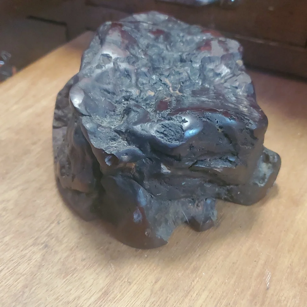 VINTAGE MANZANIA ROOT BURL TRINKET BOX RARE DD